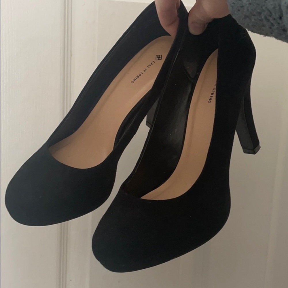 Black Call it spring heels